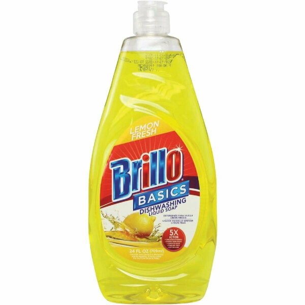 Brillo Basics 24 Oz. Lemon Liquid Dish Soap BB-28091